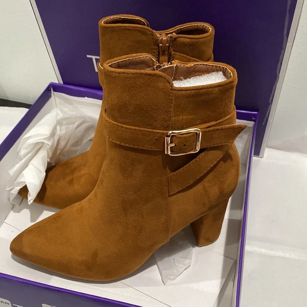 Top Moda Boots in Tan